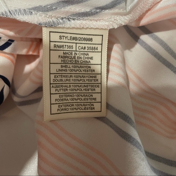 BB Dakota Lilla Striped Mini Sundress Size 12 - Picture 11 of 11